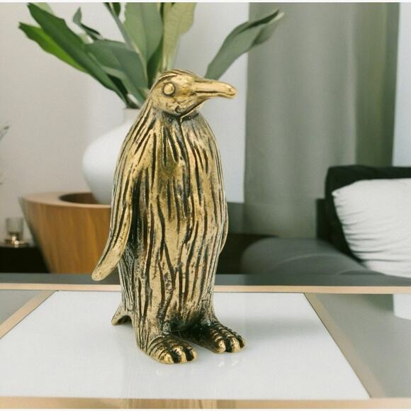 New Tiny Brass Penguin - Picture 1 of 7